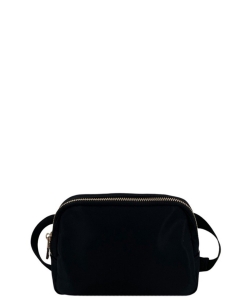 Multi Compartment Compact Small Nylon Fanny Pack Belt Bag BP-YL20436 BLACK